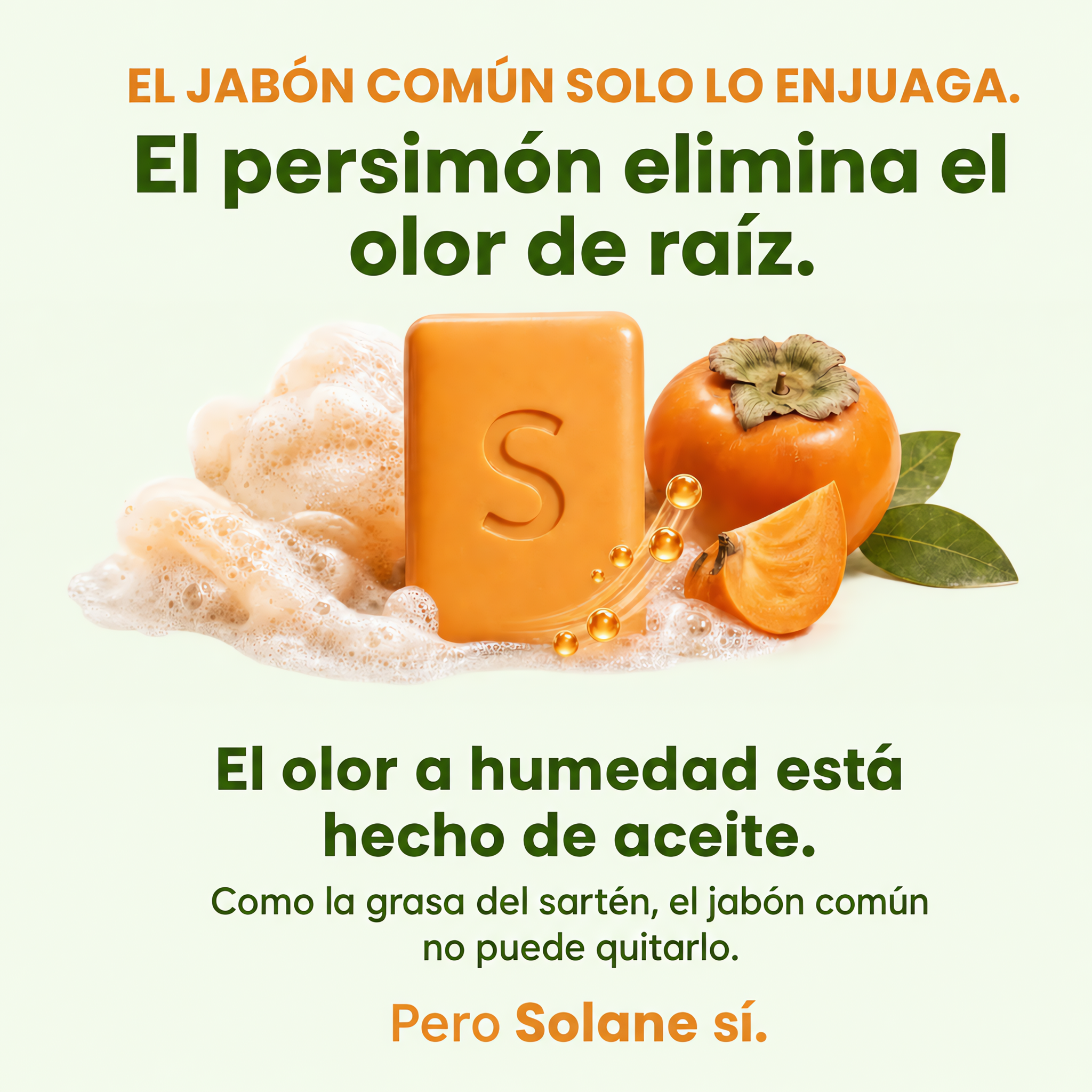 Jabón Antiolor de Caqui Japonés