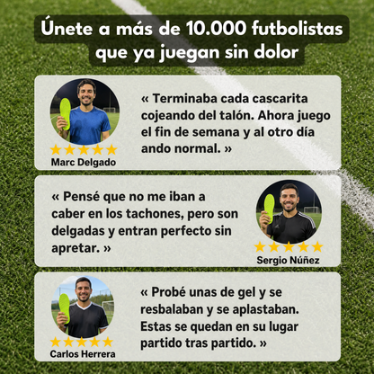 Plantillas Solane® – Juega más tiempo, sin dolor