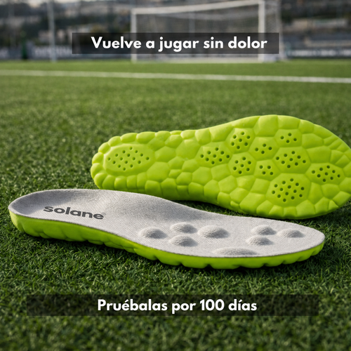 Plantillas Solane® – Juega más tiempo, sin dolor